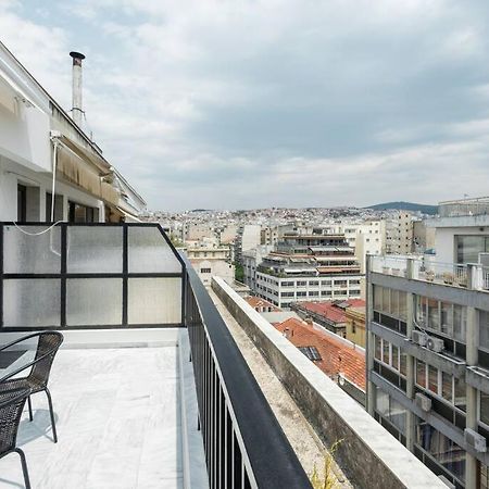Penthouse Suite In The City Center Tesalonika Bagian luar foto