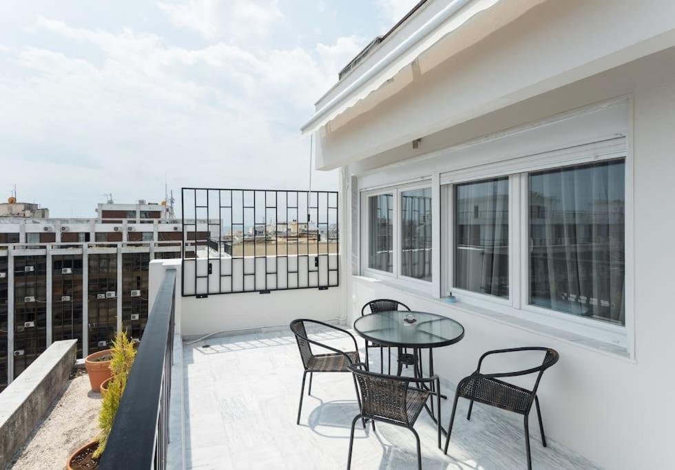Penthouse Suite In The City Center Tesalonika Bagian luar foto