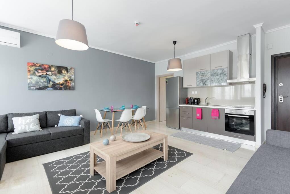 Penthouse Suite In The City Center Tesalonika Bagian luar foto