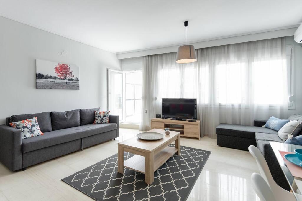 Penthouse Suite In The City Center Tesalonika Bagian luar foto