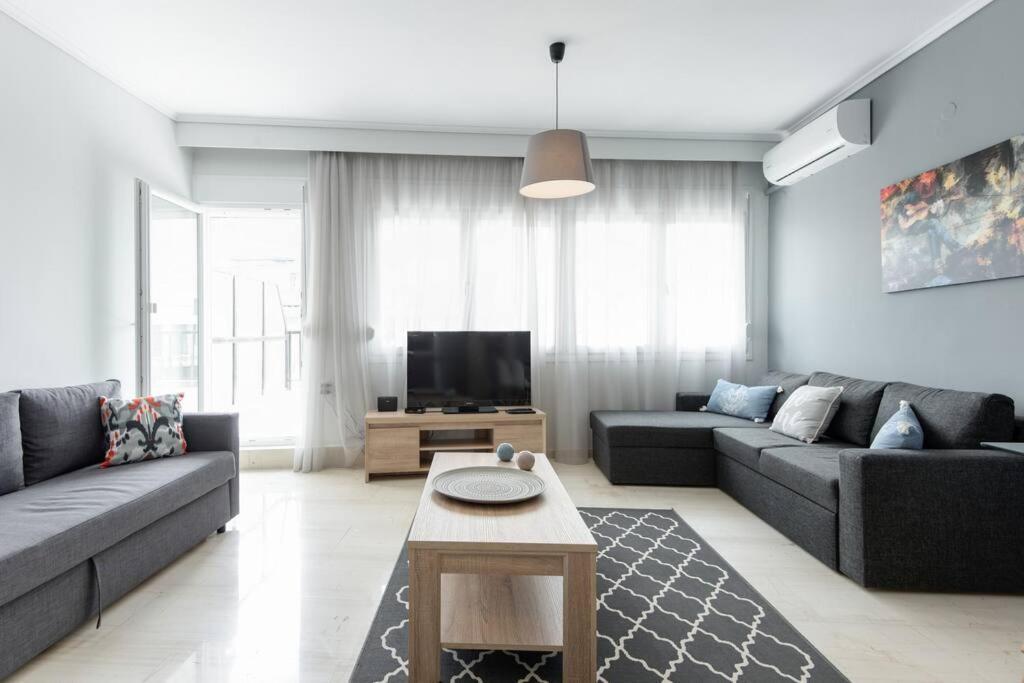 Penthouse Suite In The City Center Tesalonika Bagian luar foto