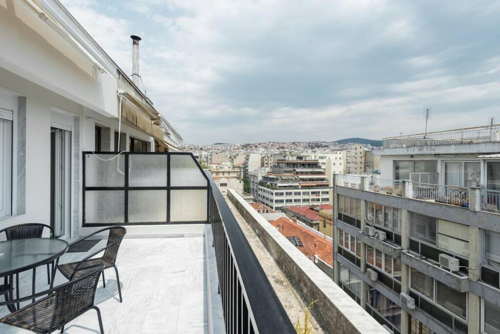 Penthouse Suite In The City Center Tesalonika Bagian luar foto